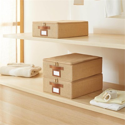 Ocean Home Textile 3lü Küçük Boy Jüt Destekli Hurç Set 31 X 38 X 12 Cm