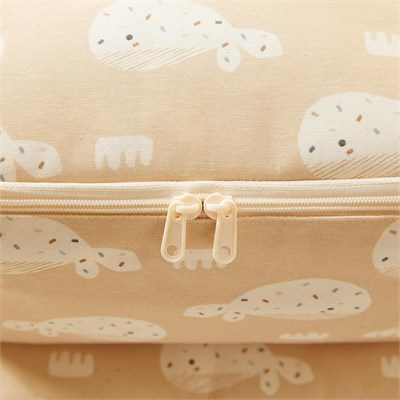 Ocean Home Textile 4lü Çocuk Odası Sevimli Balina Hurç Set 2 Adet 30 X 22 X 18 / 2 Adet 52 X 28 X 21 Cm