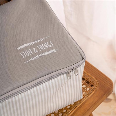 Ocean Home Textile 4lü Gri Renk Stuff & Things Hurç Set