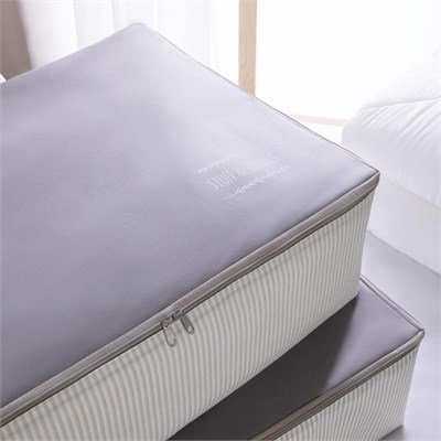 Ocean Home Textile 4lü Gri Renk Stuff & Things Baza Altı Hurç Set