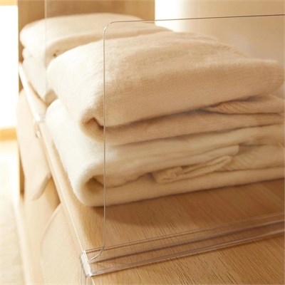Ocean Home Textile 4lü Şeffaf Akrilik Çanta Raf Düzenleyici 20 X 30 X 0.29 Cm