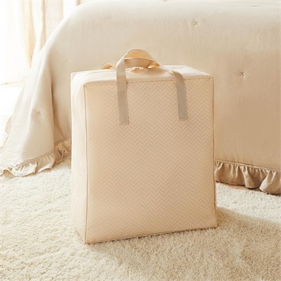 Ocean Home Textile Bej Balıksırtı Ayakkabı Taşıma Seyahat Çantası 36 X 41 X 20 Cm