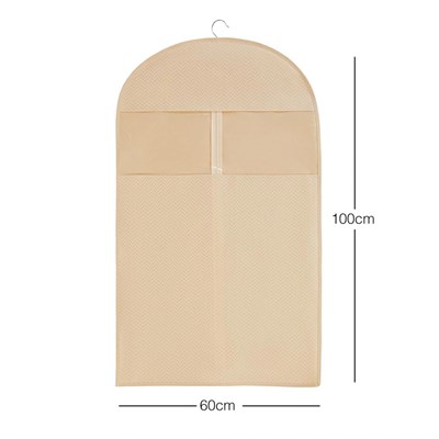 Ocean Home Textile Bej Balıksırtı Elbise Kılıfı 60 X 100 Cm