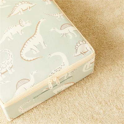 Ocean Home Textile Çocuk Odası Dinozor Destekli Kutu Hurç 31 X 38 X 12 Cm