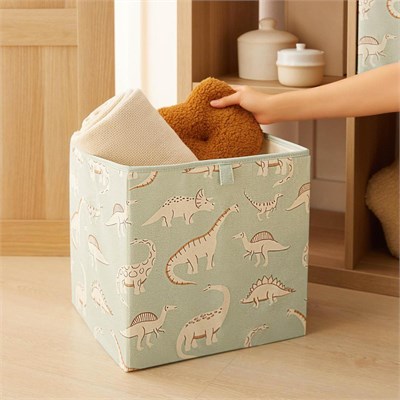 Ocean Home Textile Çocuk Odası Dinozor Kutu 33 X 30 X 33 Cm