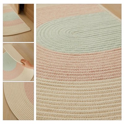 Ocean Home Textile Çocuk Odası Yıkanabilir Pamuklu Paspas 71 X 50 Cm