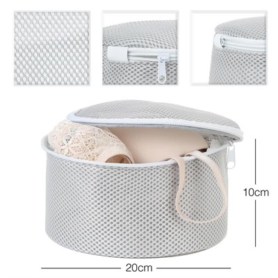 Ocean Home Textile Gri Renk İç Çamaşırı Yıkama Filesi 20 X 10 Cm