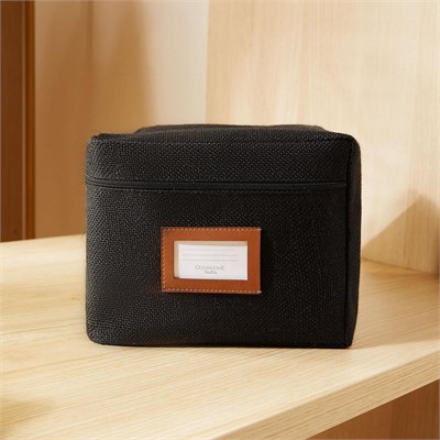 Ocean Home Textile Küçük Boy Siyah Renk Jüt Hurç 30 X 22 X 18 Cm