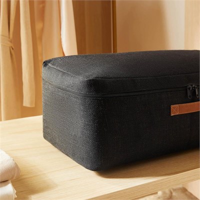 Ocean Home Textile Orta Boy Siyah Renk Jüt Hurç 52 X 28 X 21 Cm