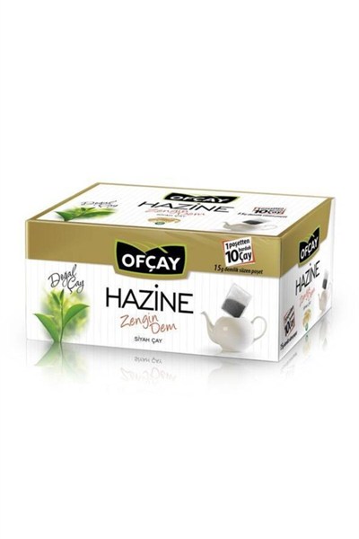 Ofçay Hazine Zengin Dem Demlik Süzen Poşet Siyah Çay 15 Gr 30 Adet