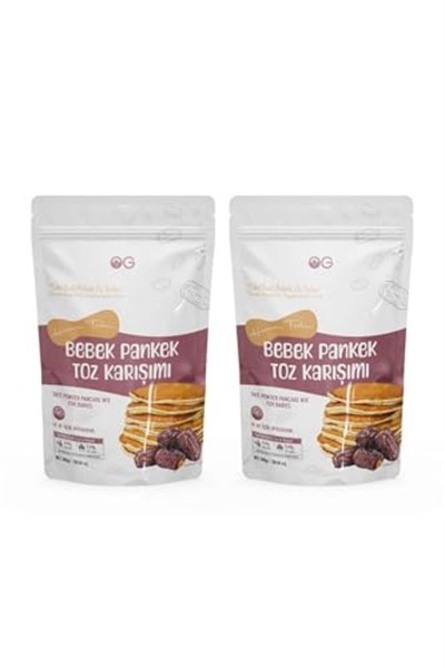 OG 2li Hurma Tozlu Bebek Pankek Toz Karışımı 300 Gr +8 Ay