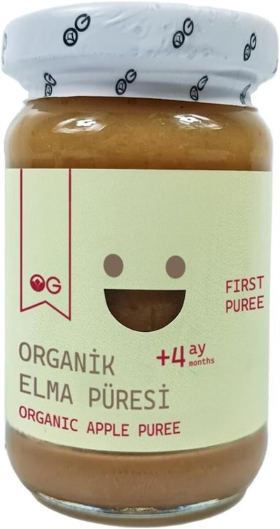 OG 4lü Organik Elma Püresi 100 Gr +4 Ay