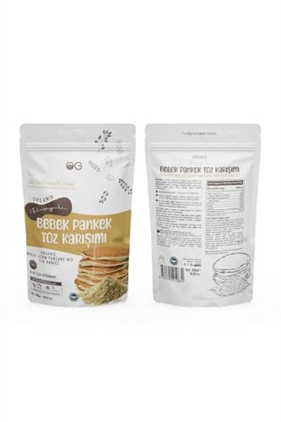 OG Organik Ruşeymli Bebek Pankek Toz Karışımı 300 Gr +8 Ay