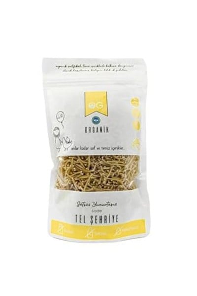 OG Organik Sütsüz Yumurtasız Tel Şehriye 6ay 180gr