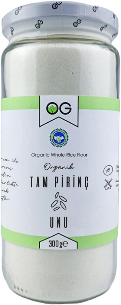 OG Organik Tam Pirinç Unu 300 gr