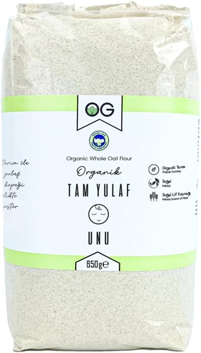 OG Organik Tam Yulaf Unu 650 Gr