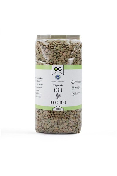 OG Organik Yeşil Mercimek 800 gr