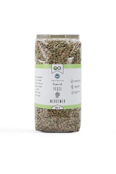 OG Organik Yeşil Mercimek 800 gr