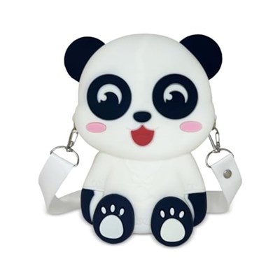 Ogi Mogi Toys Silikon Beyaz Panda Omuz Çantası