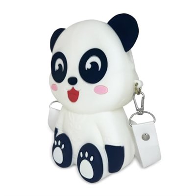 Ogi Mogi Toys Silikon Beyaz Panda Omuz Çantası