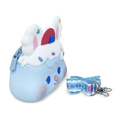 Ogi Mogi Toys Silikon Mavi Tavşan Omuz Çantası