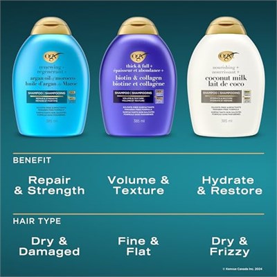 OGX Dolgunlaştırıcı Biotin & Kolajen Şampuan, 385 ml