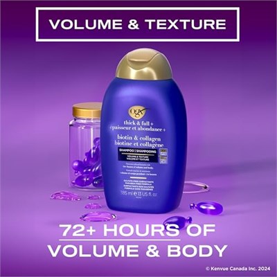 OGX Dolgunlaştırıcı Biotin & Kolajen Şampuan, 385 ml