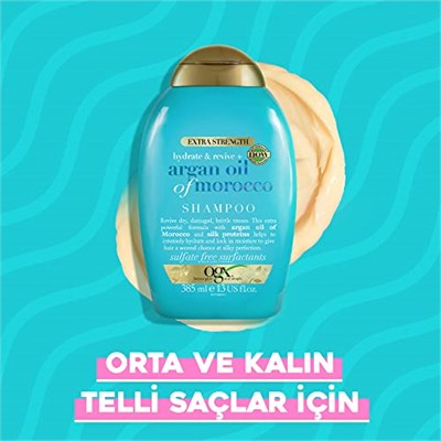 ogx renewing+ argan oil of morocco onarıcı şampuan 385 ml - Seçenekler: 385 ml (Confezione da 1)...