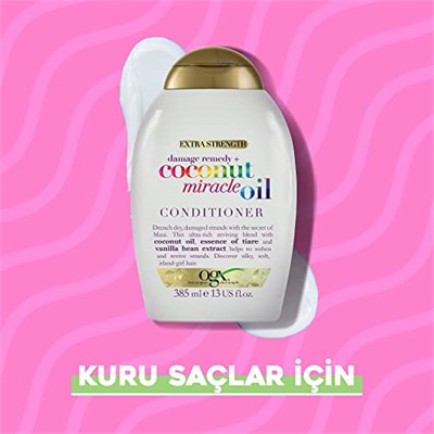 ogx yıpranma karşıtı coconut miracle oil saç bakım kremi 385 ml - Seçenekler: 385 ml (Confezione da 1)...