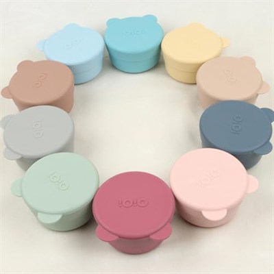 OiOi Mini Bites - Pinky Pink/Powder Grey