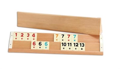 Okey Takımı Büyük Boy - Kumaş Taşıma Çantalı | Melamin Taşlı V.I.P Set - Seçenekler: Kumaş Çantalı, Karton Kutulu