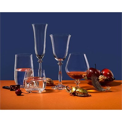 Oks World Crystalex Angela 6lı Flüt Kadeh 190 Ml