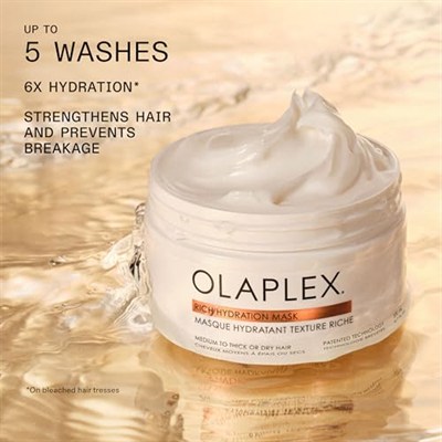 Olaplex Zengin Nemlendirme Maskesi: Kuru veya Orta ila Kaba Saçlar İçin Kabarmayı Nemlendirmek ve Kontrol Etmek İçin Kütikül Sızdırmazlık Maskesi, 200 ml / 6.7 Fl. Oz.