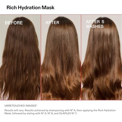 Olaplex Zengin Nemlendirme Maskesi: Kuru veya Orta ila Kaba Saçlar İçin Kabarmayı Nemlendirmek ve Kontrol Etmek İçin Kütikül Sızdırmazlık Maskesi, 200 ml / 6.7 Fl. Oz.