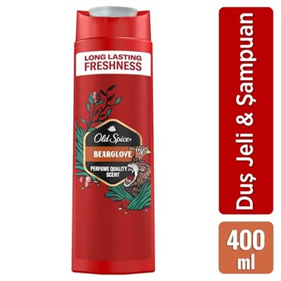 Old Spice Bearglove Erkekler İçin Duş Jeli ve Şampuan 400 ml