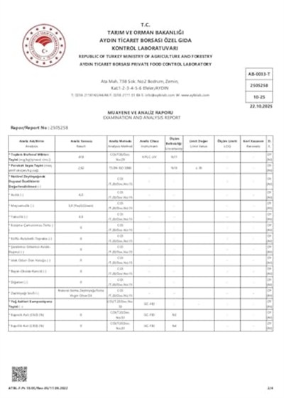 Olegea Erken Hasat Soğuk Sıkım Natürel Sızma Zeytinyağı (Arbequina) - 418 mg/kg Yüksek Polifenol, 0.2 Asidite (250 ml)
