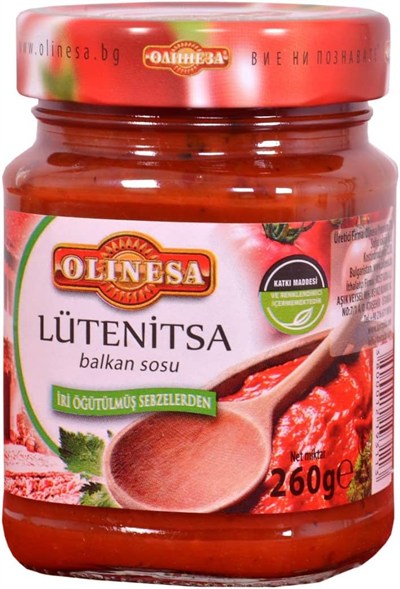 OLINESA Lütenitsa Balkan Sosu - Kahvaltılık Sos 260gr