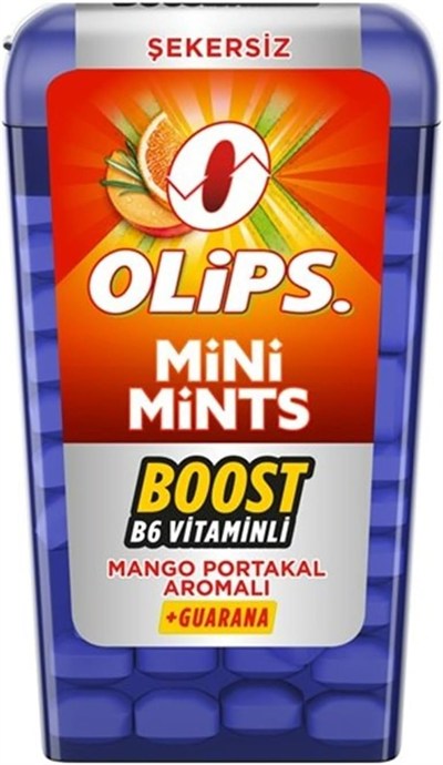 Olips Mini Mints Mango Limon Aromalı Şekerleme 12,5 gr 12 Adet