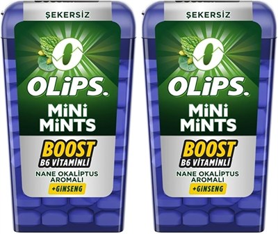 Olips Mini Mints Nane Limon Aromalı Şekerleme 12,5 gr 12 Adet