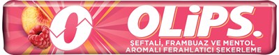 Olips Şeftali Frambuaz Aromalı Stick Şeker 28 gr 24 Adet