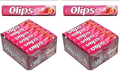 Olips Stick Çilek Aromalı Şekerleme 28 gr 2li paket