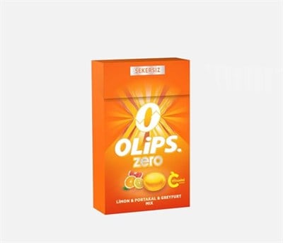Olips Zero Şekersiz Limon Portakal Aromalı Şeker 28 gr