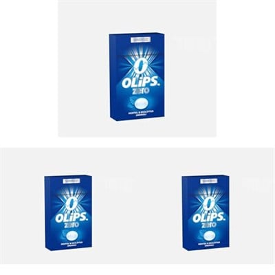 Olips Zero Şekersiz Mentol Okaliptus Aromalı Şekerleme 28 gr 3lü paket