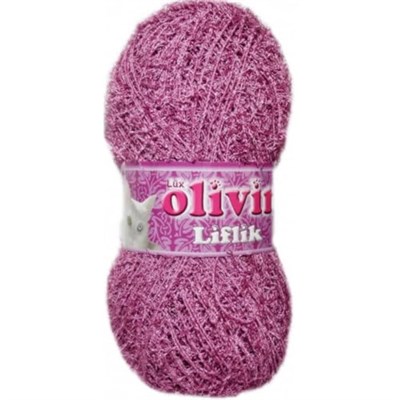 Olivin Lüx Liflik El Örgü İpi 407 Gül Kurusu