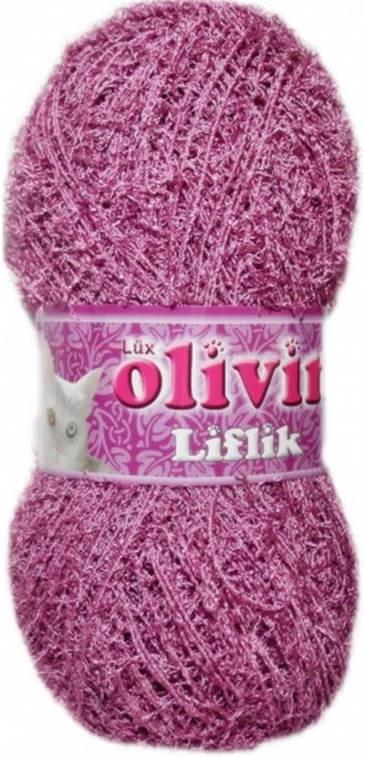 Olivin Lüx Liflik El Örgü İpi 407 Gül Kurusu