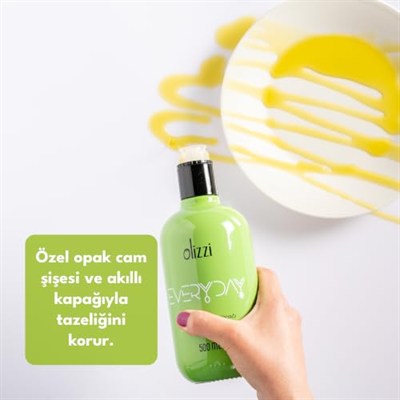 Olizzi Everyday Natürel Sızma Zeytinyağı - Ödüllü, Erken Hasat, Soğuk Sıkım 500 ML