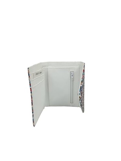 Ollbag Mini Desenli Kedili Pandalı Çiçekli Ananaslı Renkli Fermuarlı Bozuk Para Gözlü Cüzdan