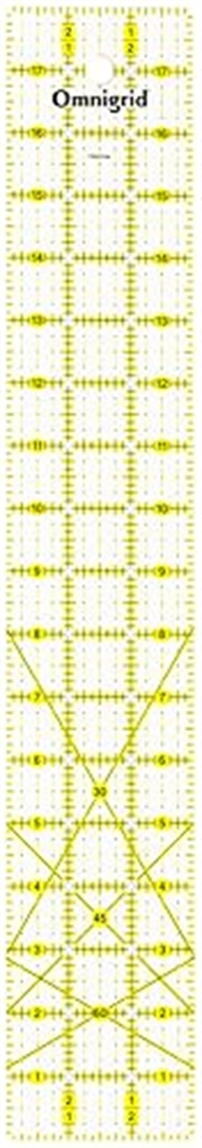 Omnigrid 3 inç 18 inç Açılar Cetvel
