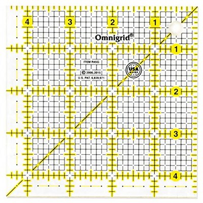 Omnigrid R45125S 12-1/2-İnç Kare Değerli Paket, 4 Adet