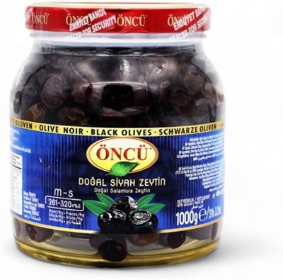 Öncü Doğal Siyah Zeytin *M-S* (261-320) 1KG